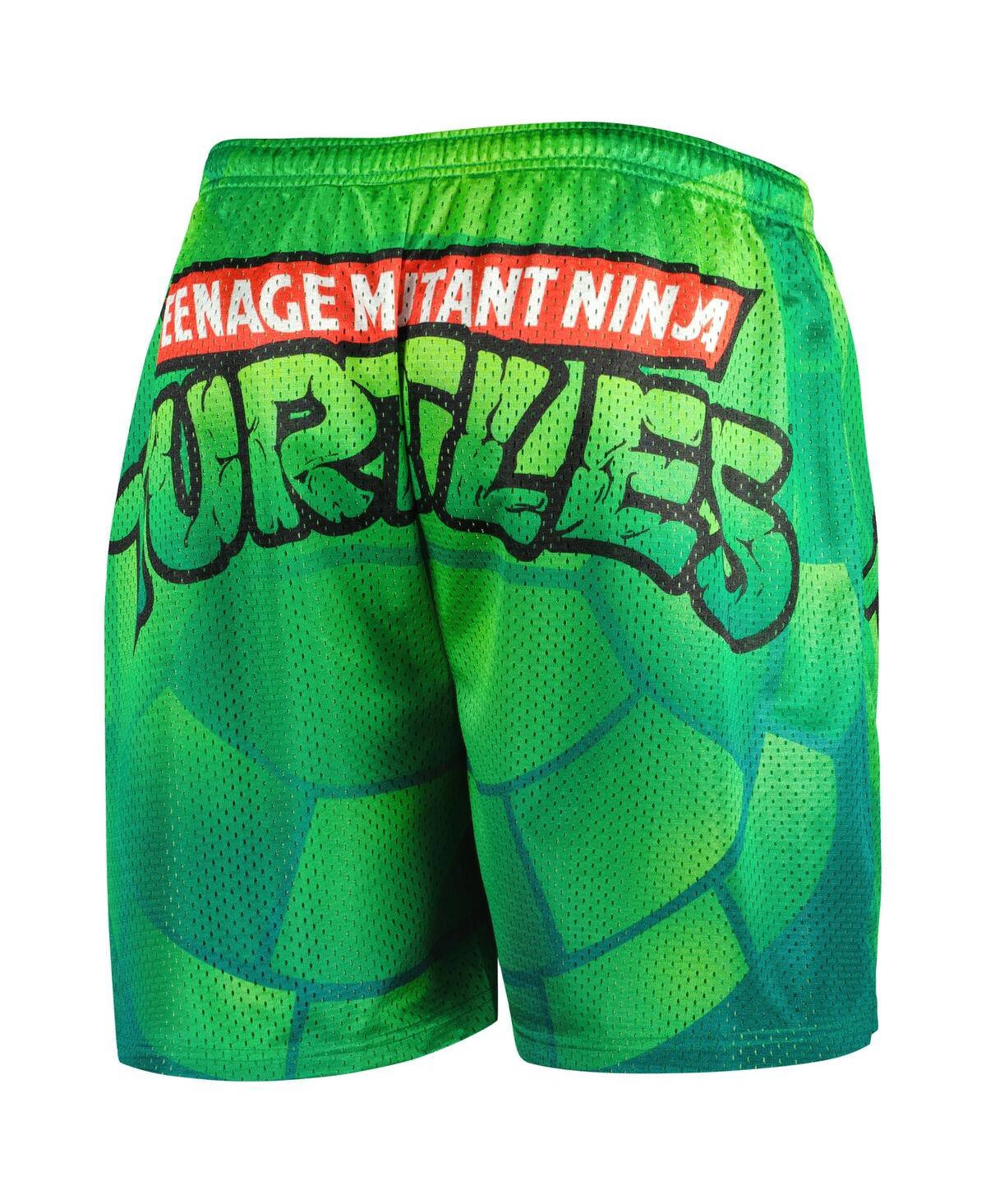 Shop Chalk Line Men's  Green Teenage Mutant Ninja Turtles Logo Retro Shorts