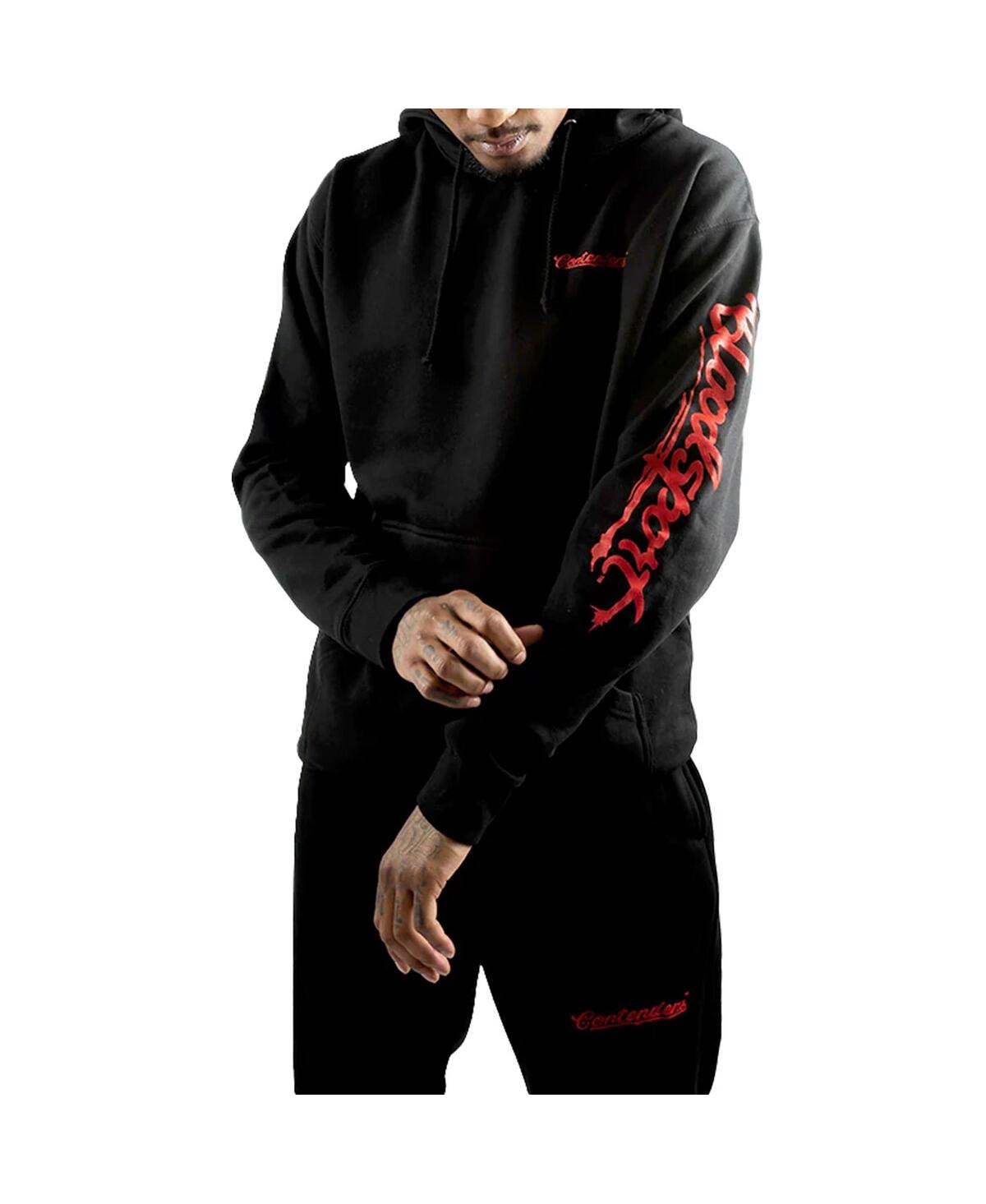 Shop Contenders Clothing Men's  Black Bloodsport Title Pullover Hoodie
