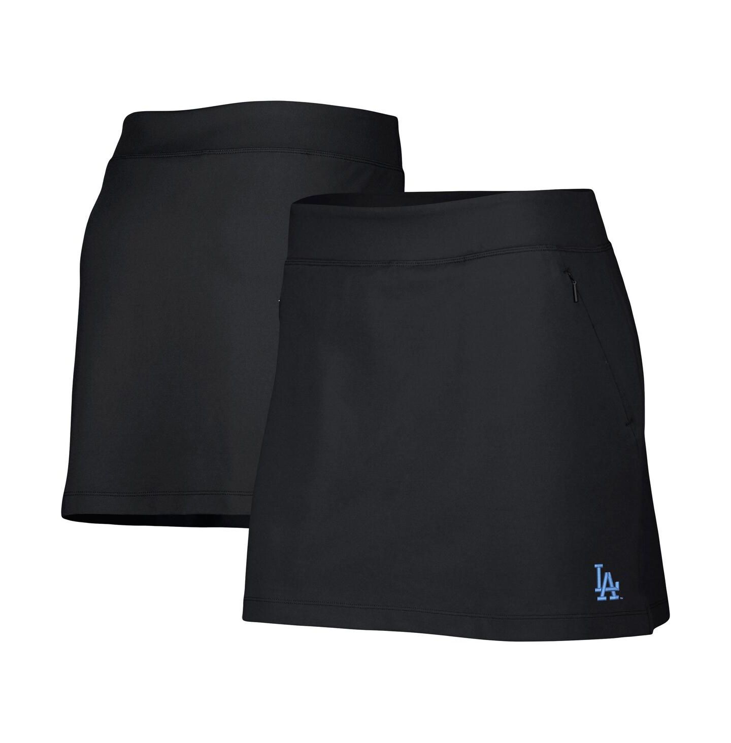 Женская юбка-шорты Tommy Bahama Black Los Angeles Dodgers Aubrey IslandZone Skort — фото 1