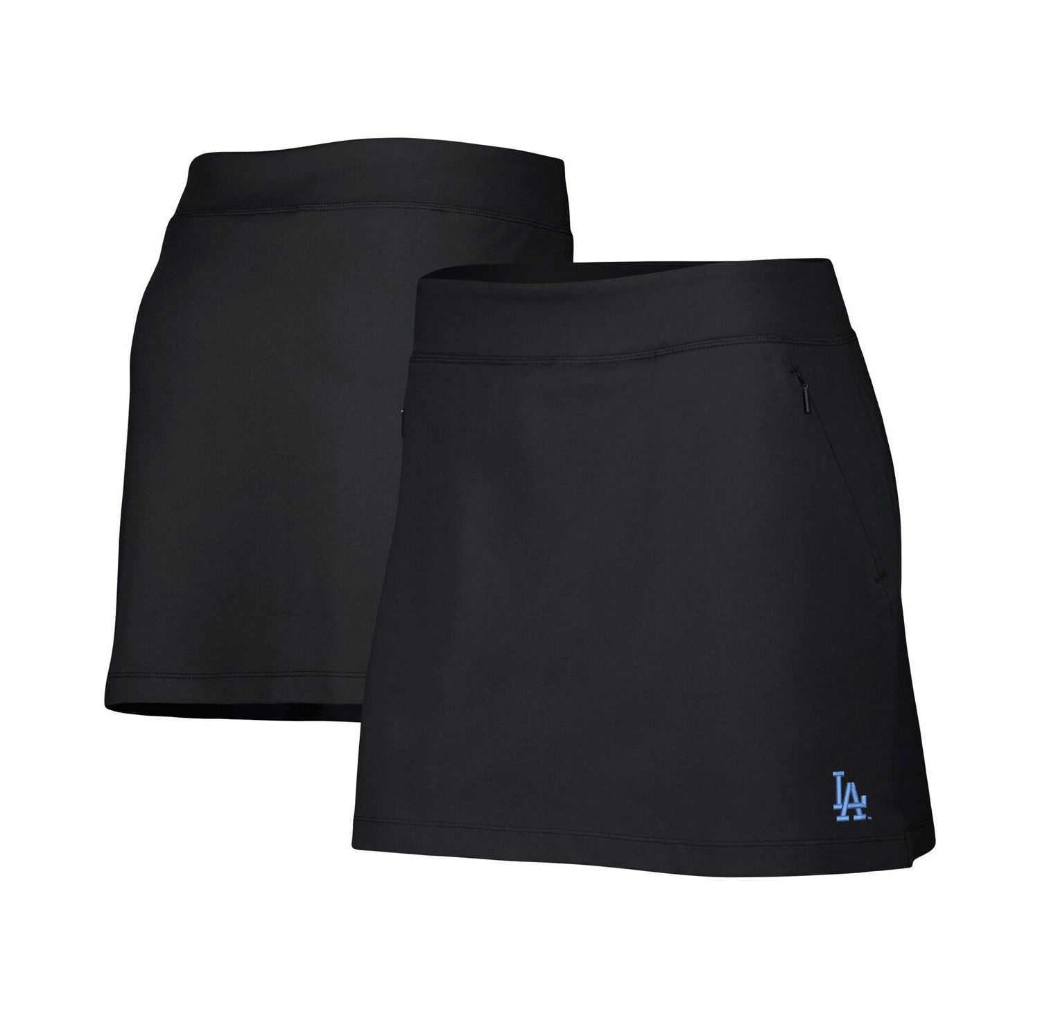Women's Black Los Angeles Dodgers Aubrey IslandZone Skort