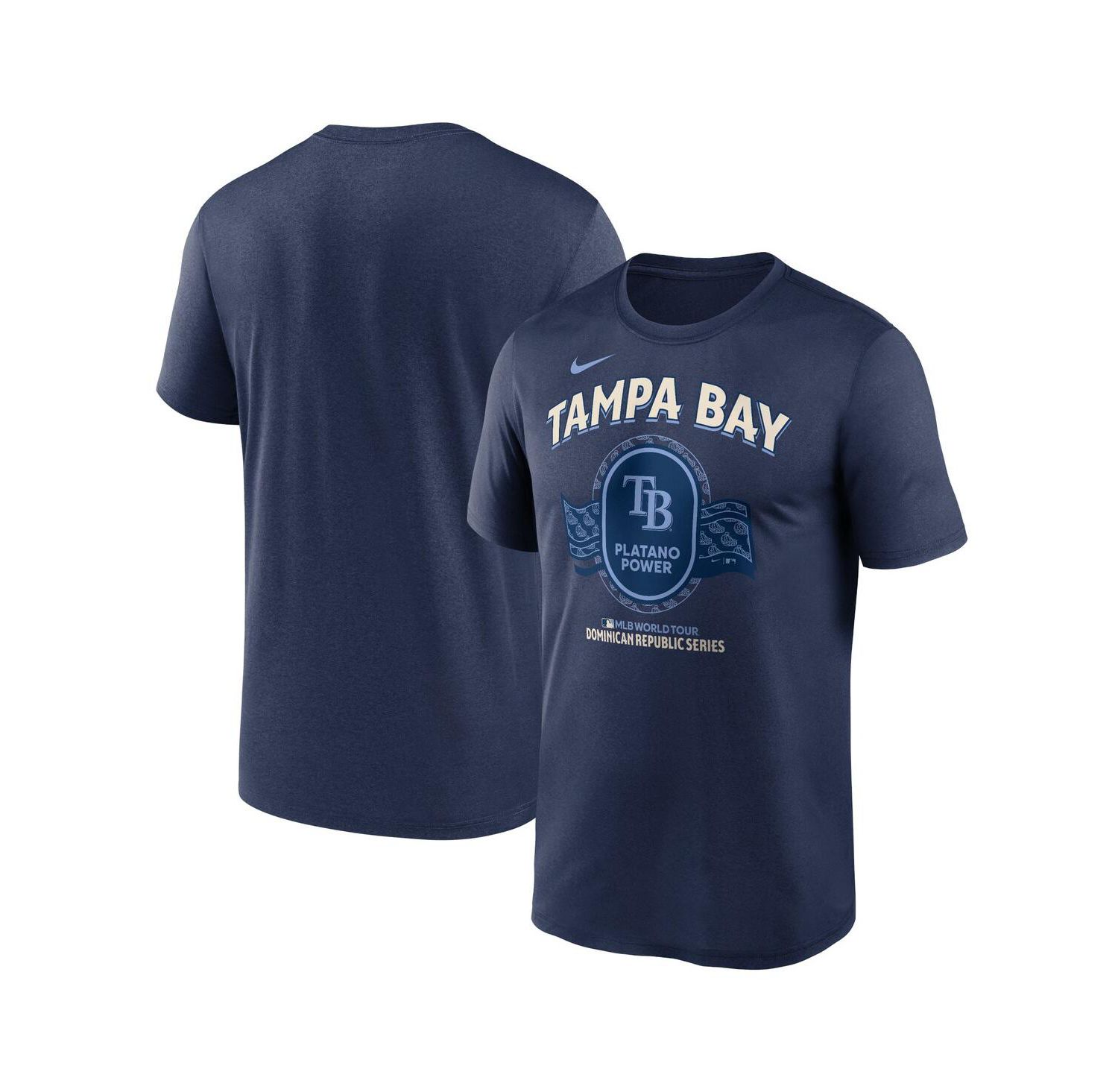 Men's Navy Tampa Bay Rays Dominican Republic Series Legend T-shirt