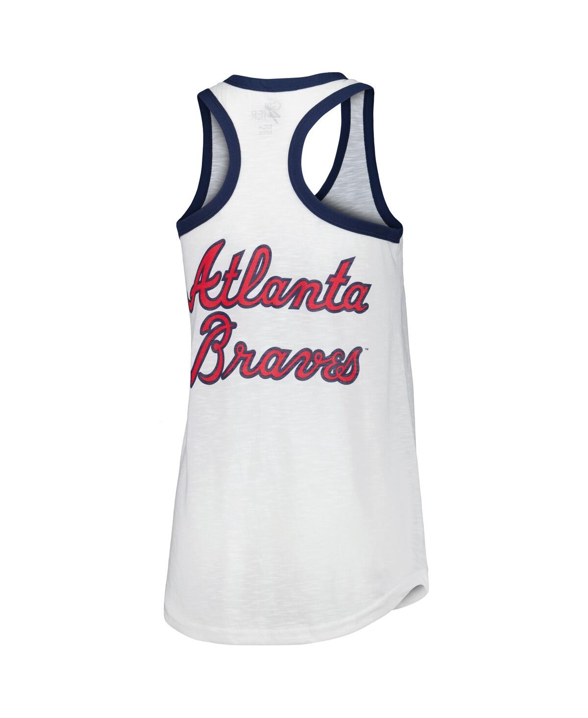 Women's G-iii 4Her by Carl BanksAtlanta Braves Tater Tank Top - White