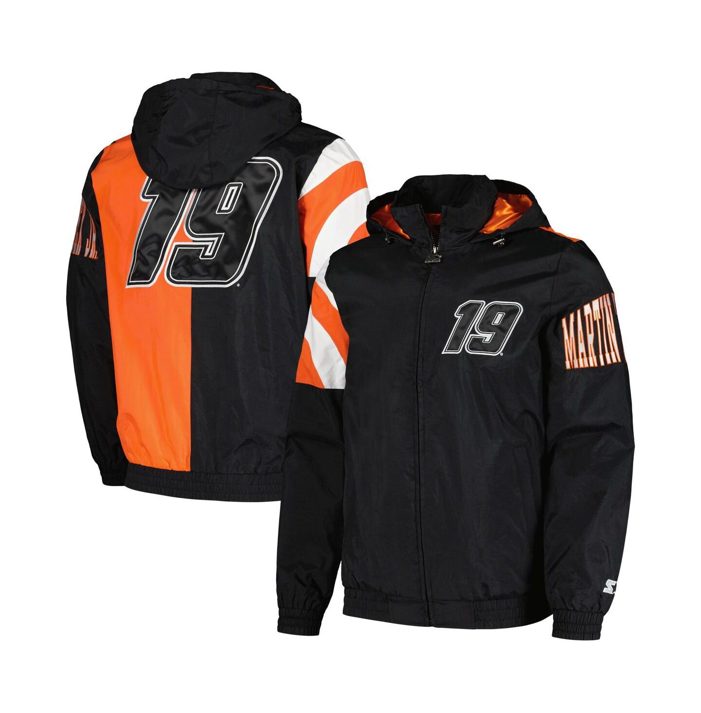 Мужская куртка Starter Black Martin Truex Jr Red Zone Full-Zip — фото 1