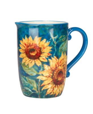 Golden Sunflowers Pitcher