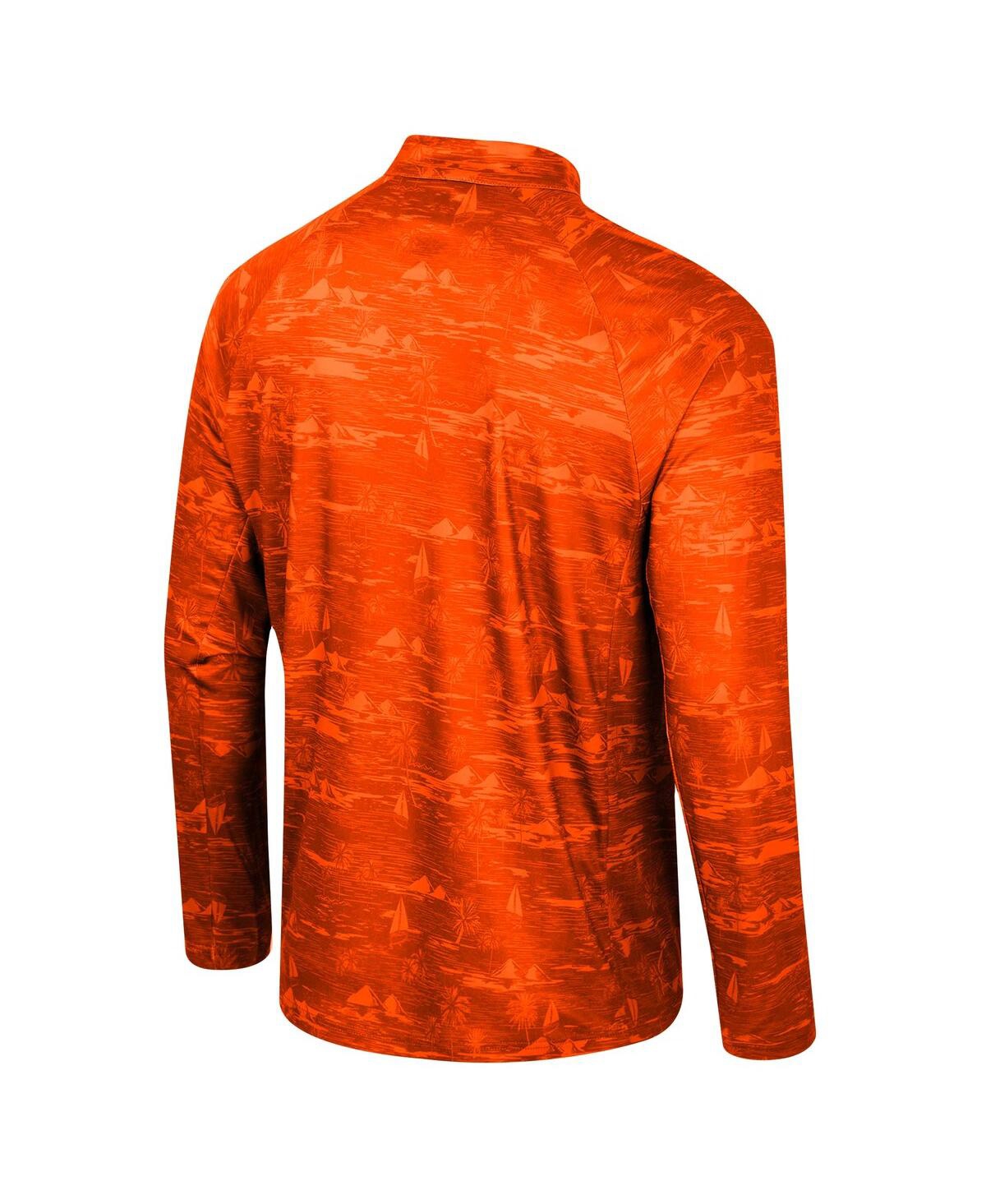 Shop Colosseum Men's  Orange Syracuse Orange Carson Raglan Quarter-zip Jacket