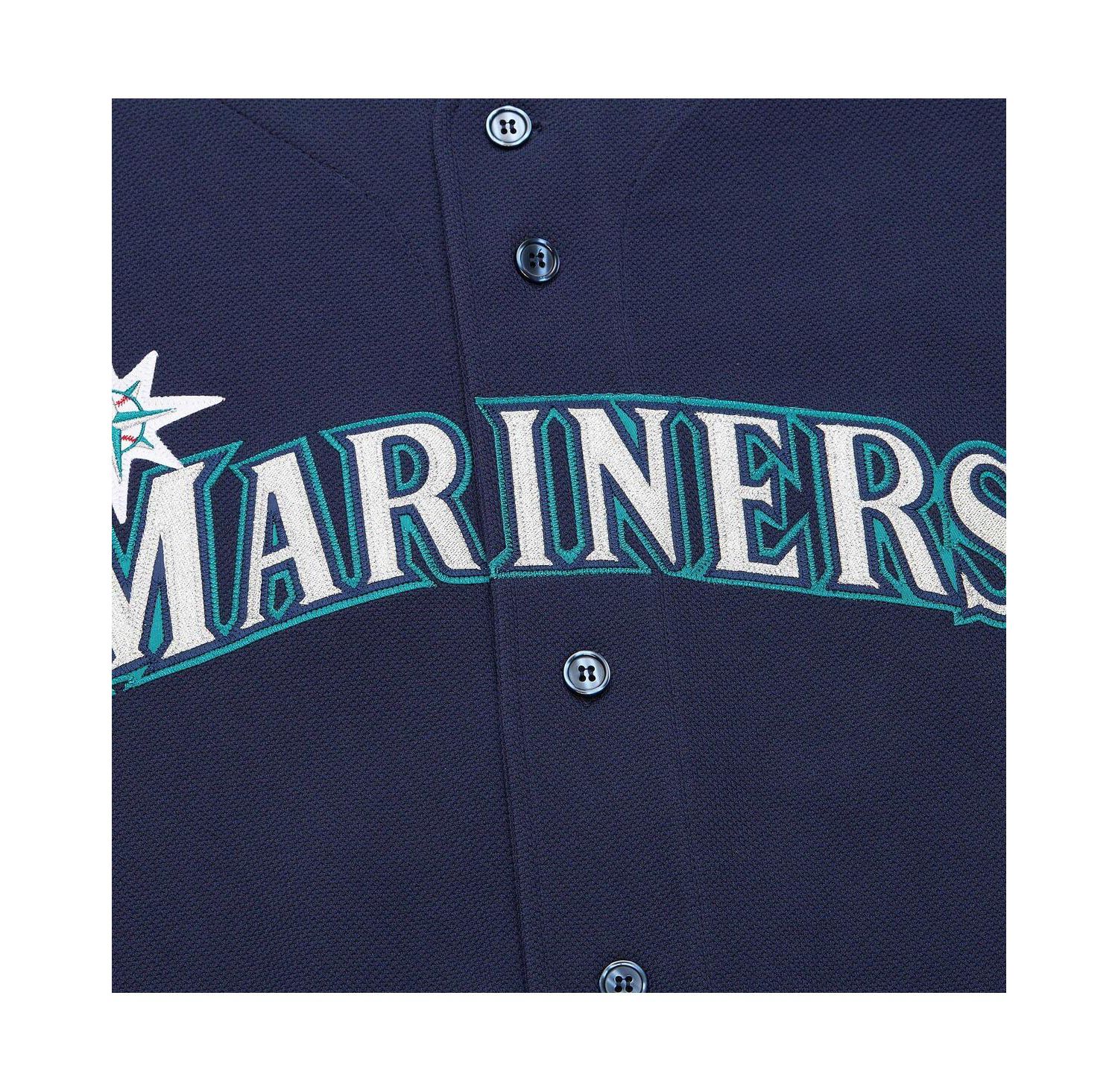 Men's Ichiro Suzuki Navy Distressed Seattle Mariners Cooperstown Collection Batting Practice Jersey