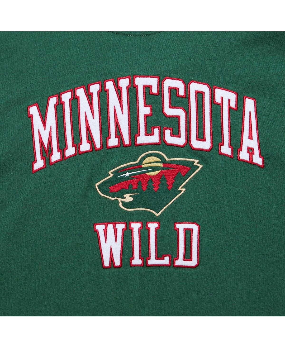Mitchell & Ness Men's  Green Minnesota Wild Legendary Slub T-shirt In Green