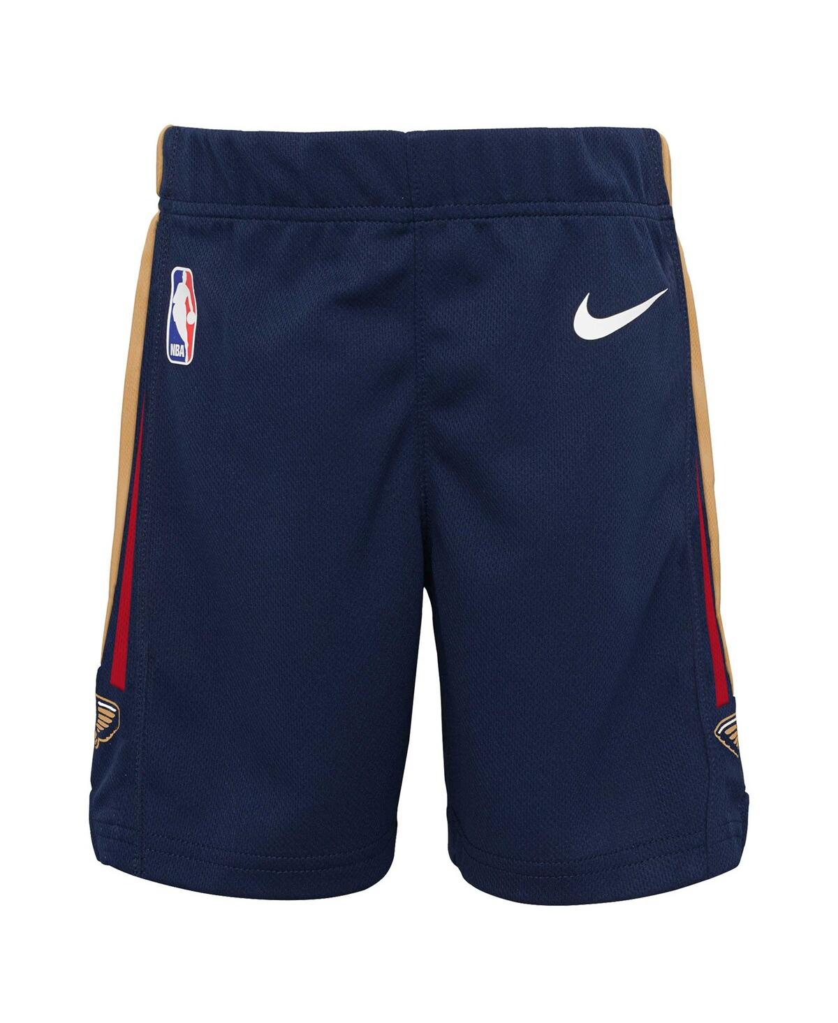 Nike Babies' Toddler Boys And Girls  Navy New Orleans Pelicans Icon Replica Shorts
