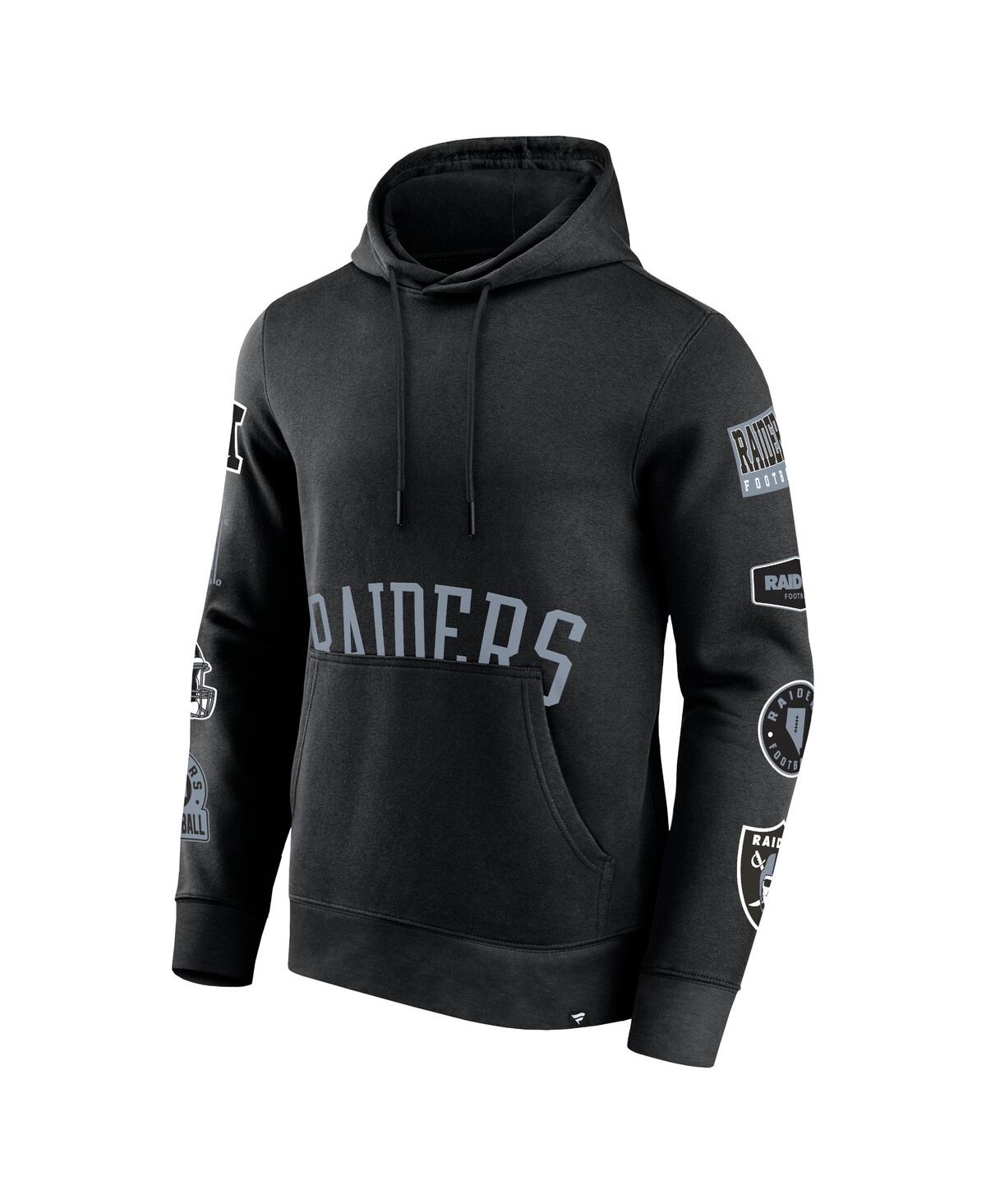 Men's FanaticsLas Vegas Raiders Wild Winner Pullover Hoodie - Black