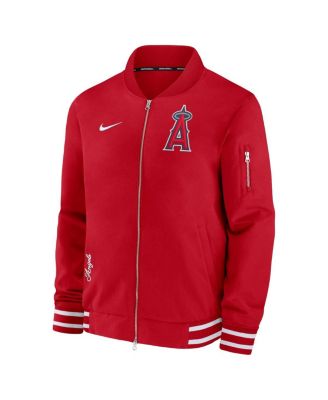 Nike Men's Red Los Angeles Angels Authentic Collection Full-Zip