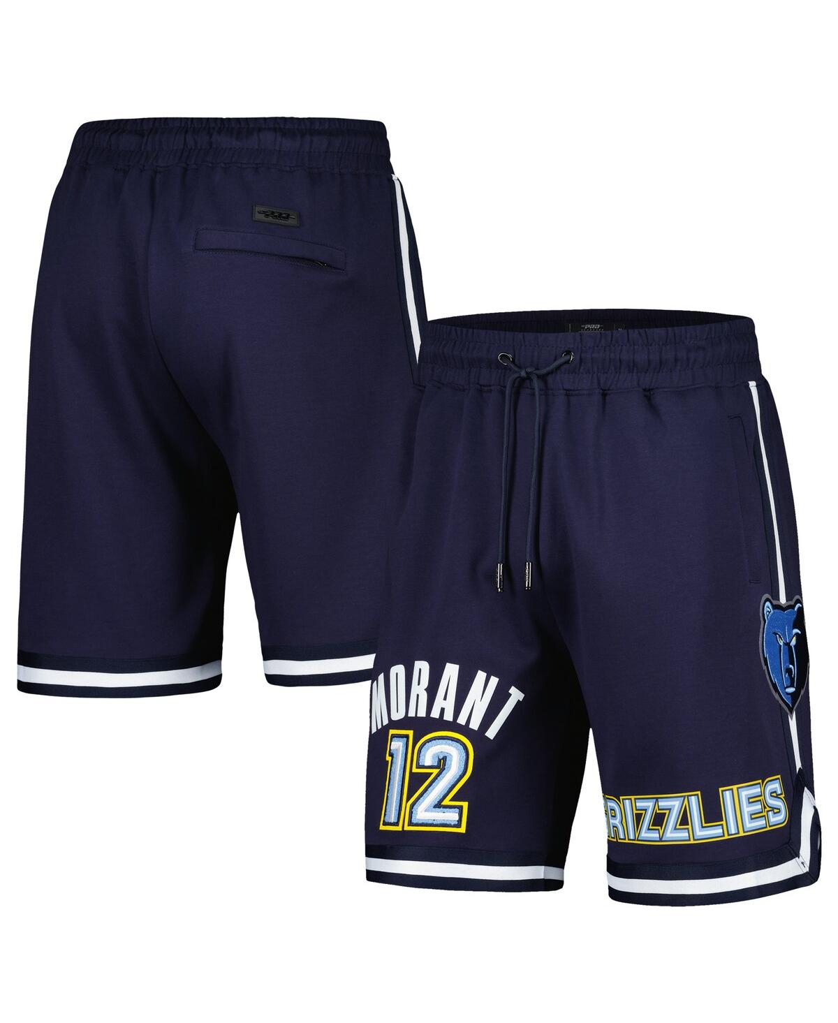 Men's Pro Standard Ja Morant Navy Memphis Grizzlies Player Name and Number Shorts - Navy