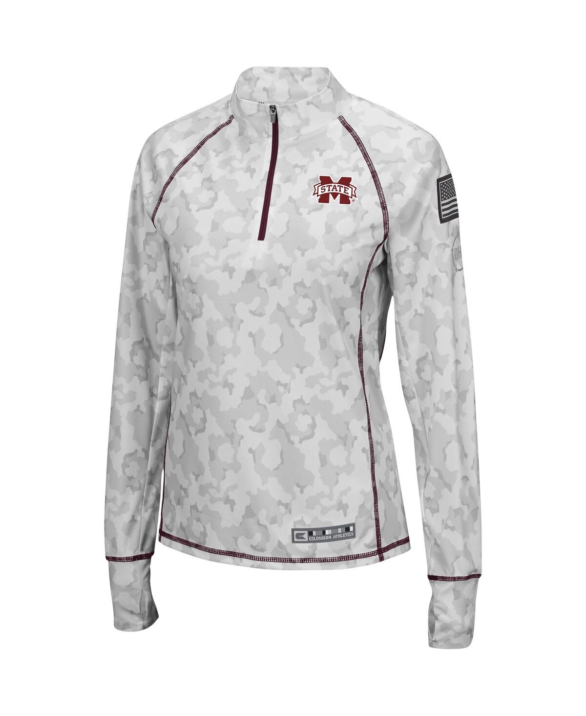 Colosseum Camo Mississippi State Bulldogs Oht Military Appreciation Officer Arctic Lightweight Quart In Camo