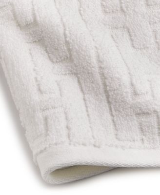 Sculpted Chain-Link Wash Towel, 13" x 13", Exclusively at Macy’s