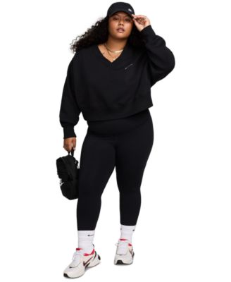 Plus Size One High-Waisted Crop Leggings 