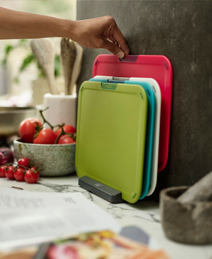 Joseph Joseph Duo 4piece Cutting Board Set with Storage Stand Macy's