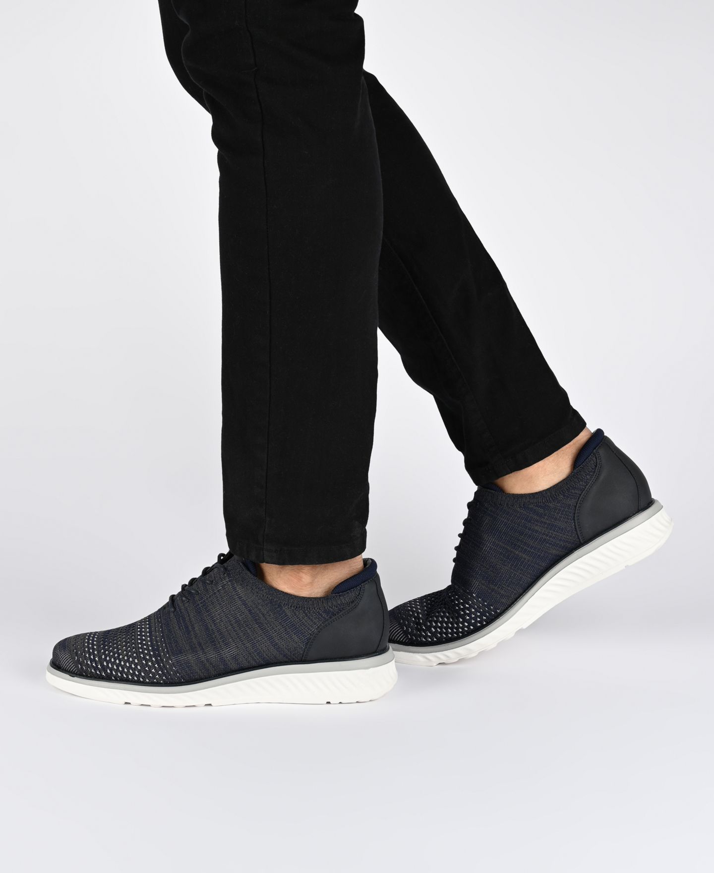 Обувь Vance Co. Men's Marlon Knit Casual Dress Shoes, цвет: Серый — фото 8