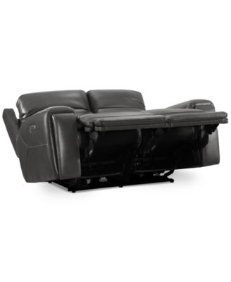 Varsani 67" Zero Gravity Leather Loveseat, Created for Macy's
