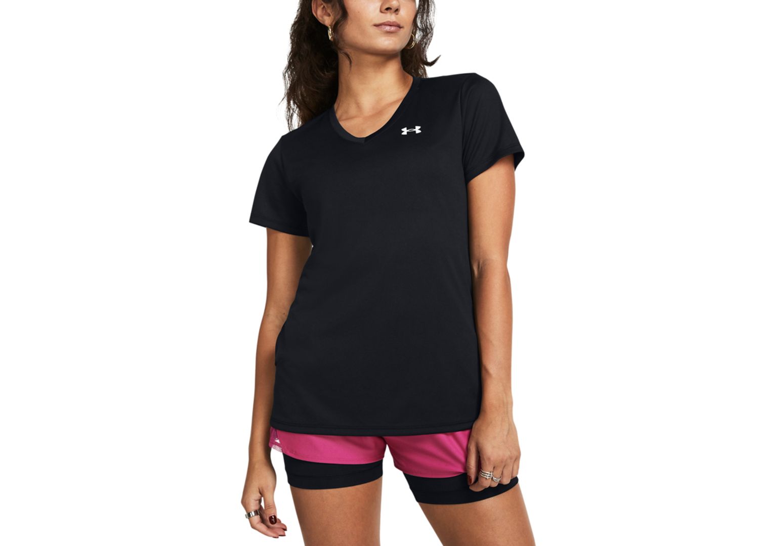 Women's Tech V-Neck Short-Sleeve Top