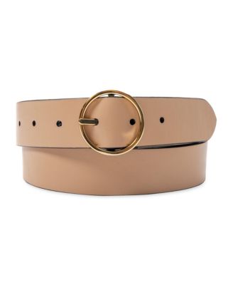 Women's Two-In-One Center Bar Reversible Genuine Leather Belt