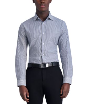 KARL LAGERFELD PARIS - Men's Slim-Fit Stripe Woven Shirt