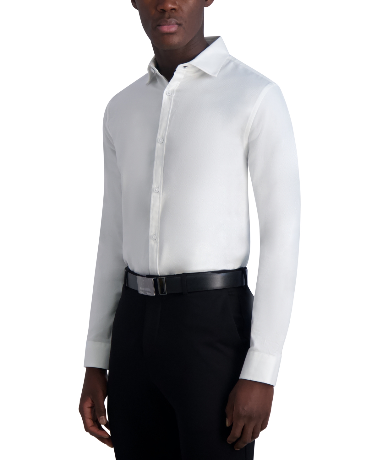 Karl Lagerfeld Paris Men's Slim-Fit Twill Woven Shirt