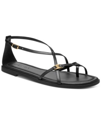 COACH Women's Jenni Strappy Flat Sandals - Macy's