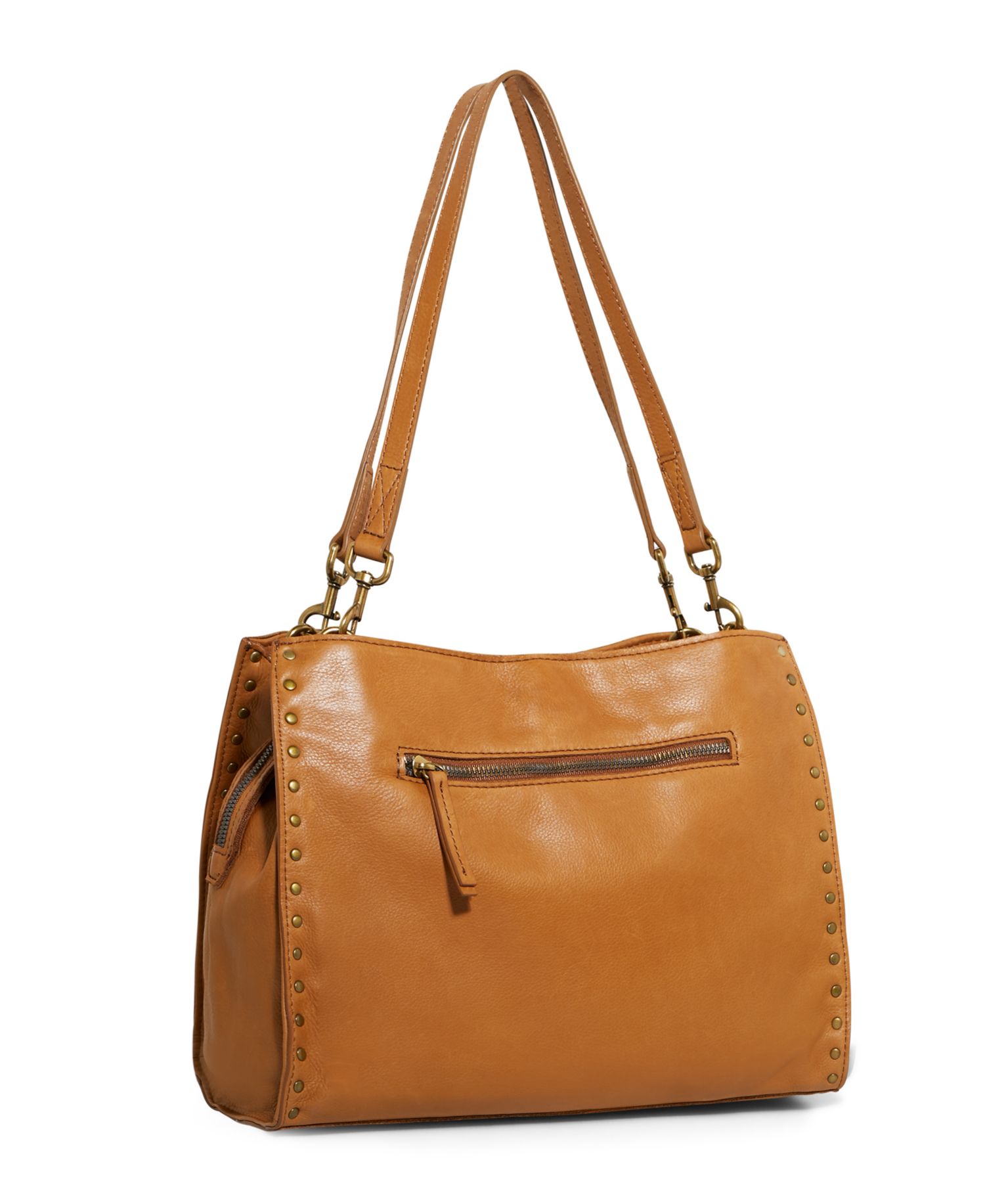 Lenox Studded Triple Entry Satchel