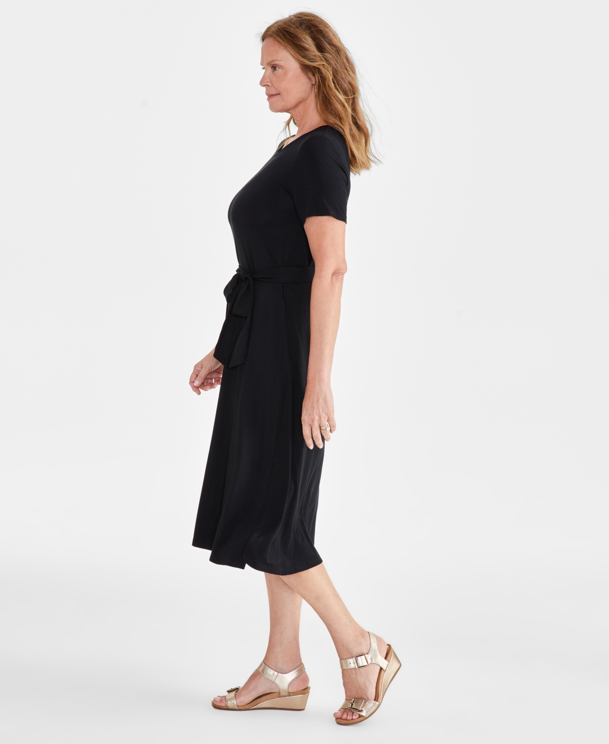 Style & Co Women's Short-Sleeve T-Shirt Dress, Created for Macy's