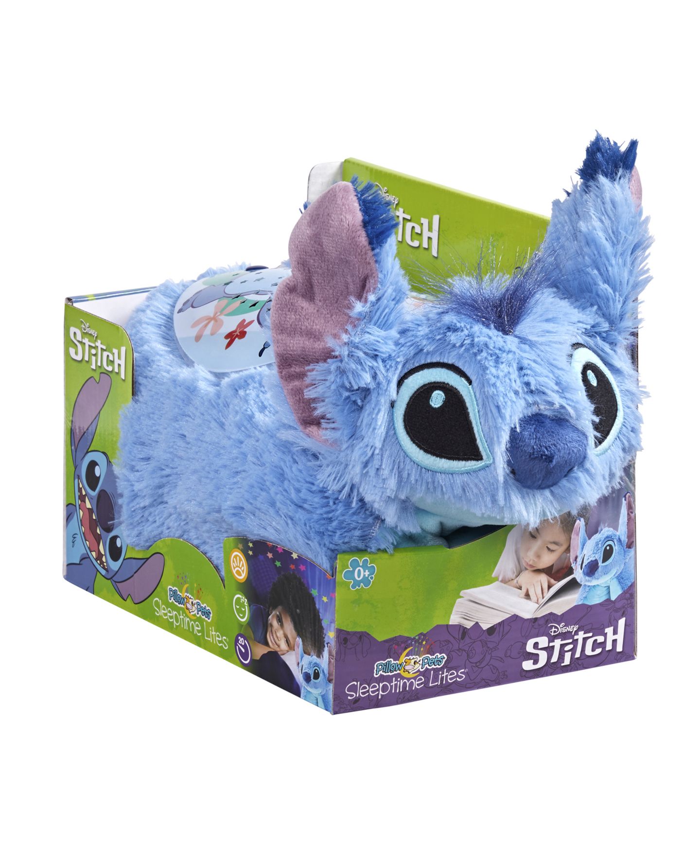 Детская мягкая игрушка Pillow Pets Stitch 11" Nightlight Convertible Plush, 1-Piece — фото 3
