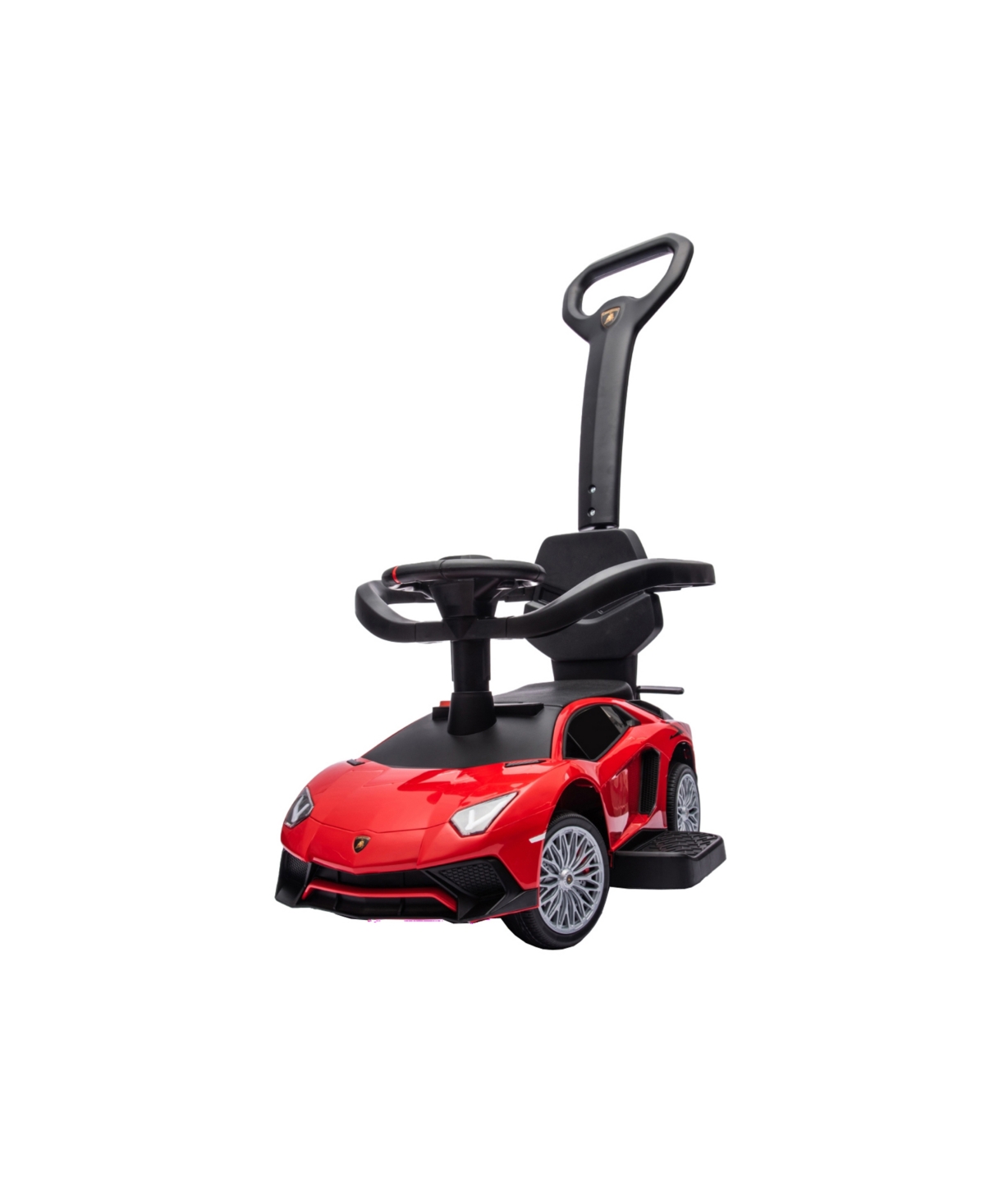 Freddo Lamborghini 3-in-1 Kids Push Ride On In Red