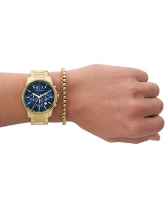 A|X Armani Exchange Men's Chronograph Gold-Tone Stainless