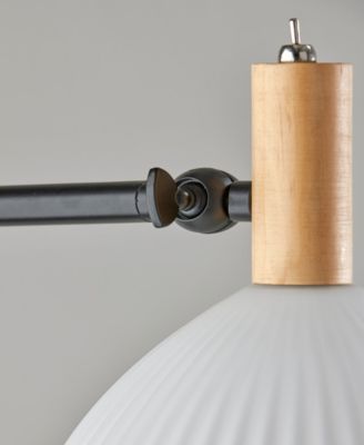 60" Wood Peyton Floor Lamp