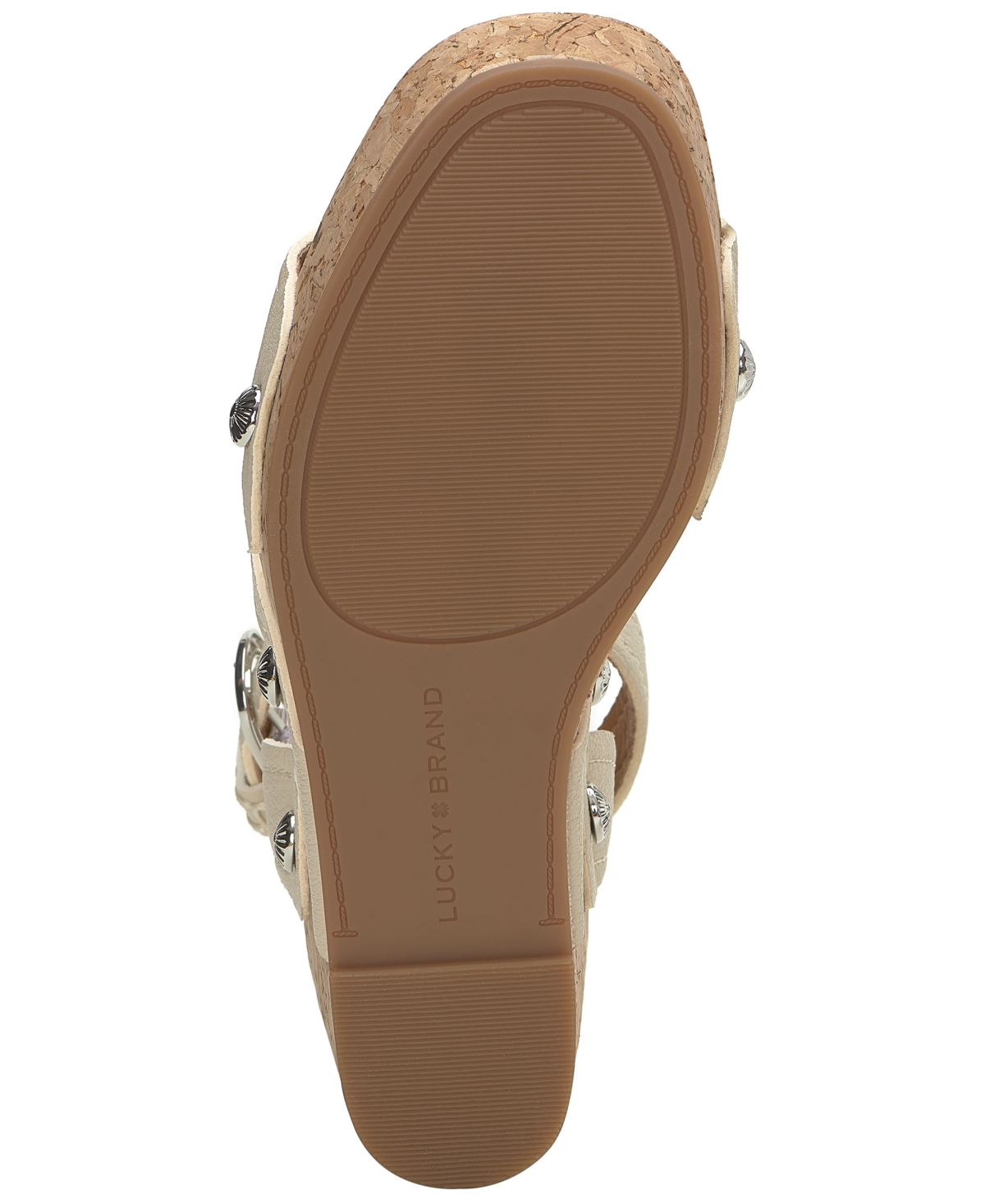 Lucky Brand Women's Valintina Strappy Platform Wedge Sandals