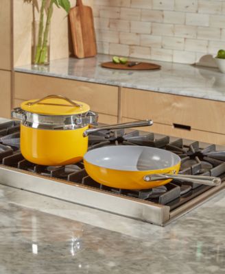 Nonstick Stainless Steel 3-Qt. Saucepan Steamer