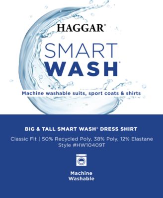 Big & Tall Men’s Smart Wash&reg; Classic Fit Dress Shirt