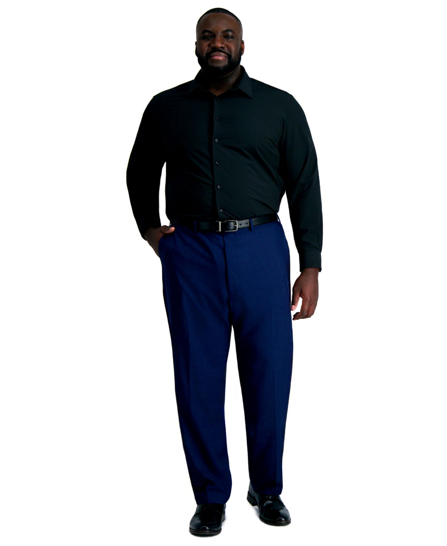 Big & Tall Men’s Smart Wash® Classic Fit Dress Shirt