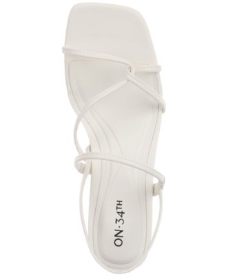Women's Cloverr Strappy Block-Heel Sandals, Created for Macy's