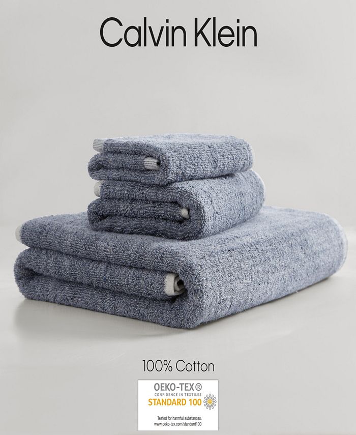 Calvin Klein Captivate Cotton Terry 3 Piece Towel Set - Macy's