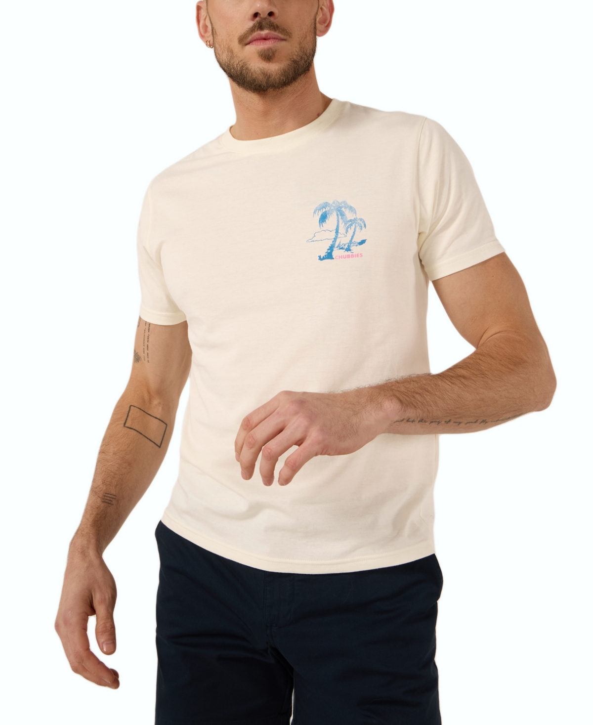 Men's The Relaxer Relaxed-Fit Logo Graphic T-Shirt - Off White
