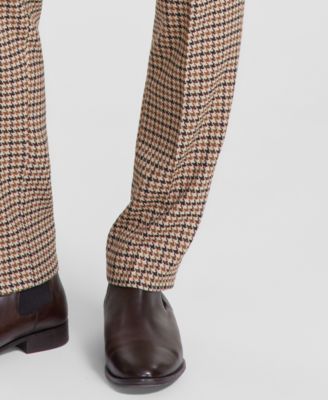 Men's Modern-Fit Houndstooth Suit Separate Pants
