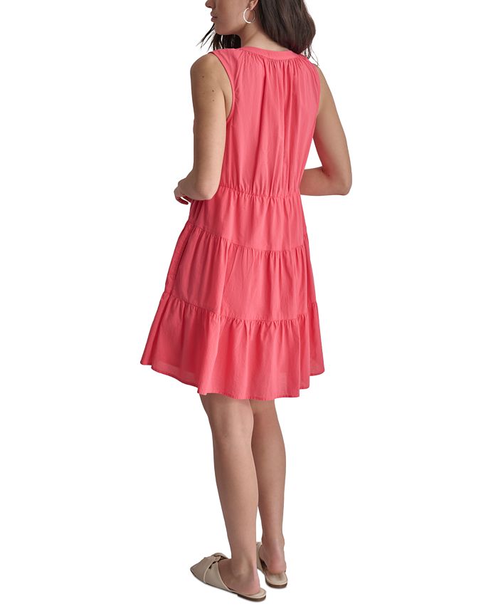 Cotton Poplin Sleeveless Dress