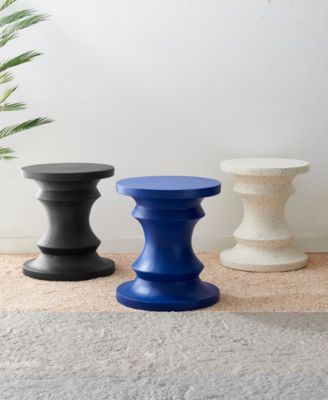  Multi-functional Cobalt Blue Chess Garden Stool or Planter Stand or Accent Table