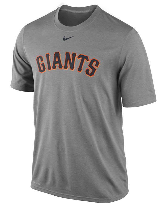Nike Men's San Francisco Giants Legend Wordmark T-Shirt - Macy's