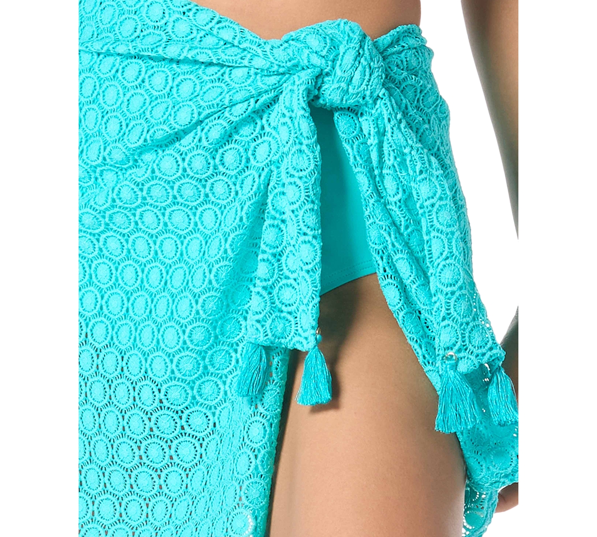 Shop Coco Reef Women's Pacific Sarong Cover-up In Aqua Marine