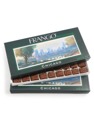 Frango Chocolates 1 LB Chicago Skyline Milk Mint Box of