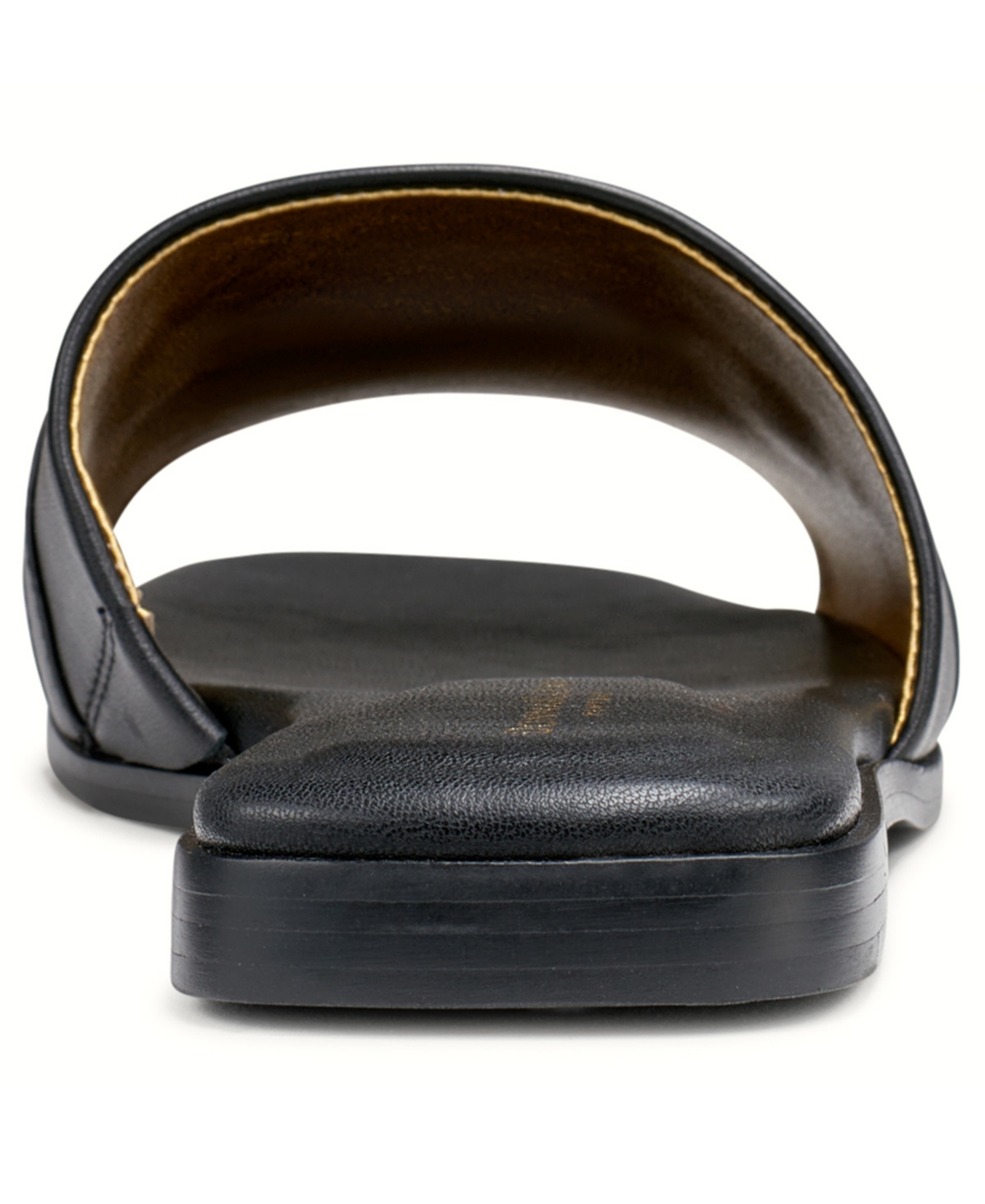 Shop Donna Karan Haylen Hardware Slide Sandals In Black
