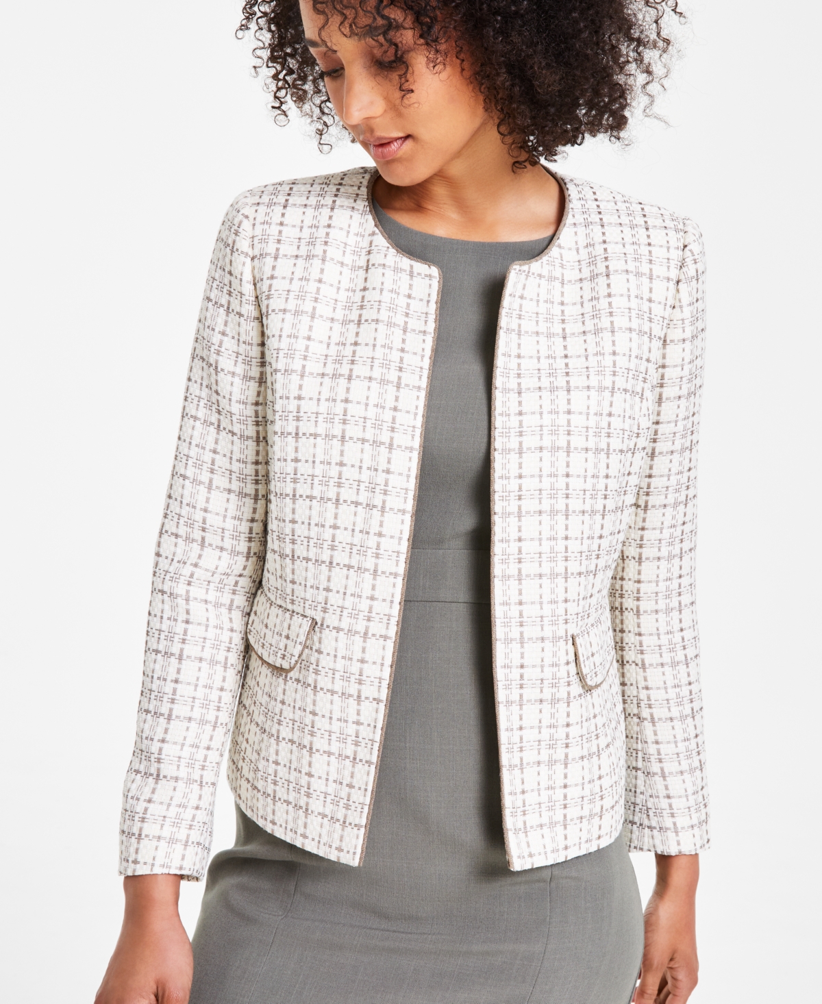 Kasper tweed jacket shop