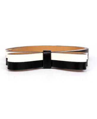 Kate Spade Chic Leather Blue and White Belt with Bow Detail SZ S Kate Spade New York Women main image 2