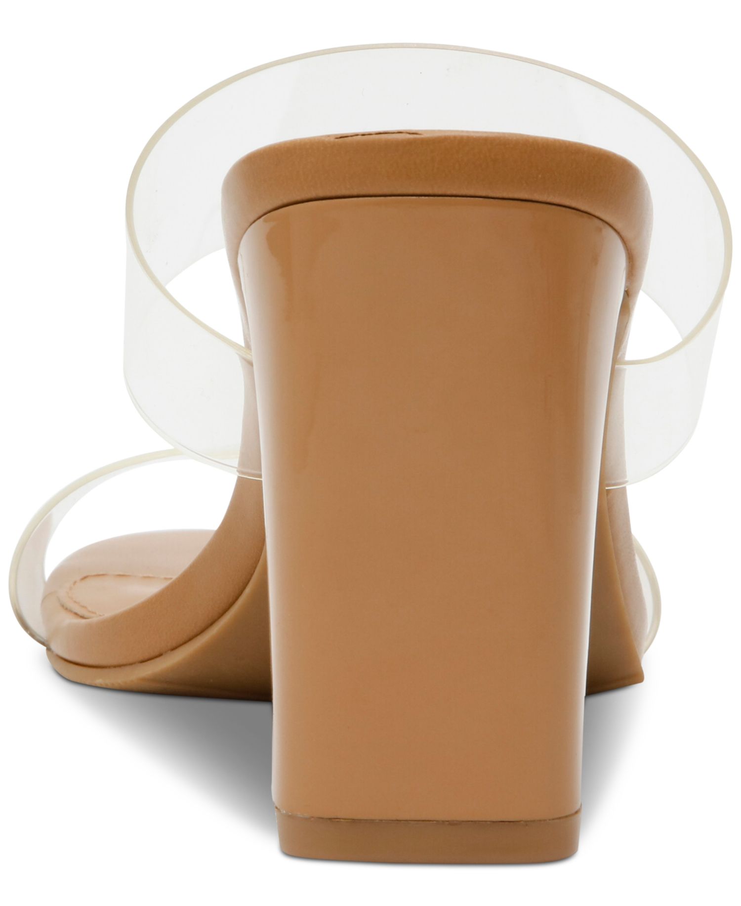 Zandria Two-Piece Clear Vinyl Dress Sandals