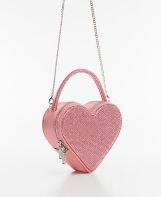 MANGO Women's Crystal Heart Bag - Macy's